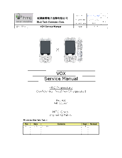 HTC HTC Vox Service Manual ENG  HTC HTC_Vox_Service_Manual_ENG.pdf