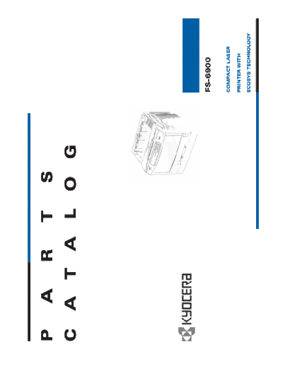 Kyocera Kyocera FS-6900 Parts Manual  Kyocera Kyocera FS-6900 Parts Manual.pdf