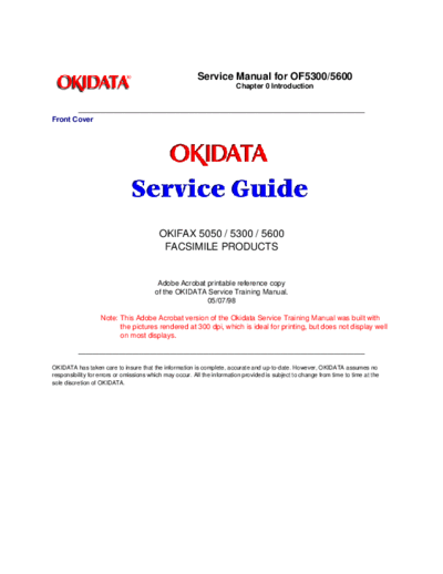 oki Okidata Fax 5050, 5300, 5600 Service Manual  oki Okidata Fax 5050, 5300, 5600 Service Manual.pdf