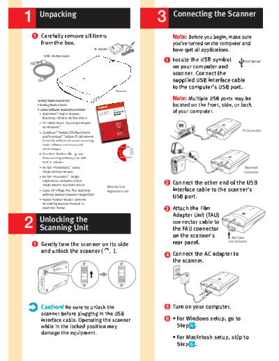 CANON Canon CanoScan D660U Getting Started Guide  CANON Printer Canon CanoScan D660U Getting Started Guide.pdf