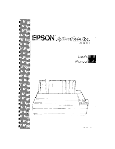 epson Epson ActionPrinter 4000 User