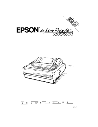 epson Epson ActionPrinter 5000 Manual  epson printer Epson ActionPrinter 5000 Manual.pdf
