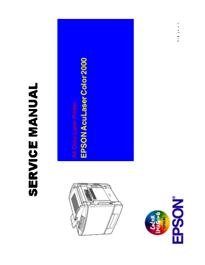 epson Epson AcuLaser Color 2000 Service Manual  epson printer Epson AcuLaser Color 2000 Service Manual.pdf