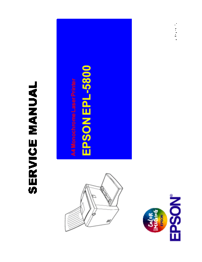 epson Epson EPL-5800 Service Manual  epson printer Epson EPL-5800 Service Manual.pdf