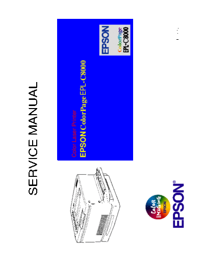 epson Epson EPL-C8000 Service Manual  epson printer Epson EPL-C8000 Service Manual.pdf