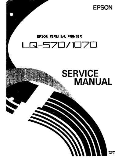 epson Epson LQ-570 LQ1070 Service Manual  epson printer Epson LQ-570 LQ1070 Service Manual.pdf