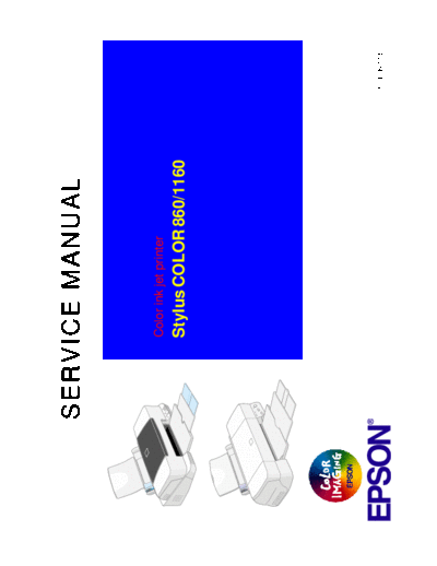 epson Epson Stylus Color 860 Service Manual  epson printer Epson Stylus Color 860 Service Manual.pdf