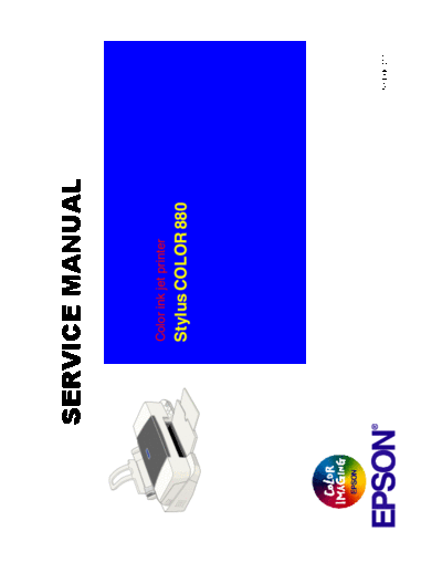 epson Epson Stylus Color 880 Service Manual  epson printer Epson Stylus Color 880 Service Manual.pdf