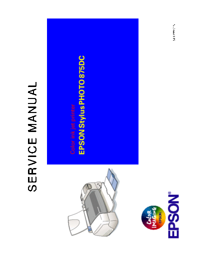 epson Epson Stylus Photo 875DC Service Manual  epson printer Epson Stylus Photo 875DC Service Manual.pdf