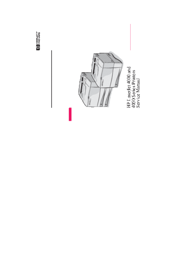 HP HP 4000 4050 Service Manual  HP printer HP 4000 4050 Service Manual.pdf