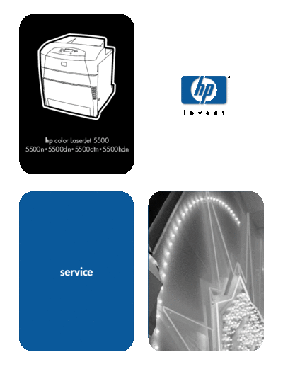 HP HP Color LaserJet 5500 Service Manual  HP printer HP Color LaserJet 5500 Service Manual.pdf
