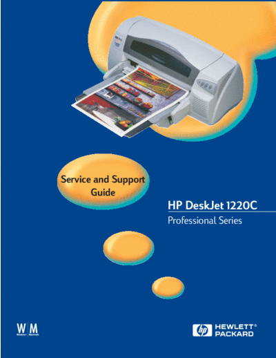 HP HP DeskJet 1220C Series Service Manual  HP printer HP DeskJet 1220C Series Service Manual.pdf