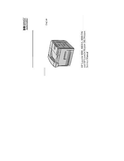 HP HP LaserJet 8000 Service Manual  HP printer HP LaserJet 8000 Service Manual.pdf