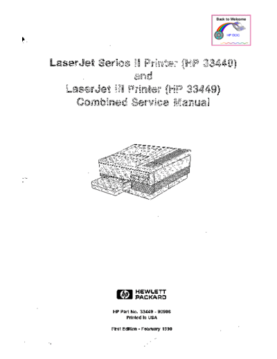 HP HP LaserJet Classics II III  HP printer HP LaserJet Classics II III.pdf