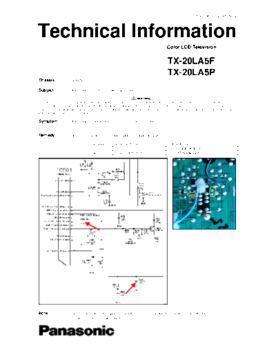 panasonic GLP2N TX-20LA5F TX-20LA5P Technical Information  panasonic LCD GLP2N TX-20LA5F TX-20LA5P Technical Information.pdf