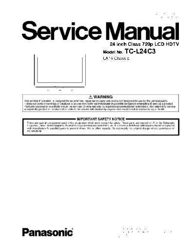 panasonic LA14 TC-L24C3  panasonic LCD LA14 TC-L24C3.pdf