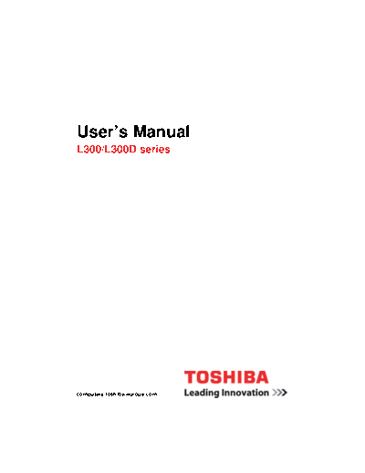 TOSHIBA Satellite L300-L300D  TOSHIBA Laptop Satellite L300-L300D.pdf