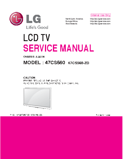 LG 47CS560  LG LCD CS series 2012 47CS560.pdf