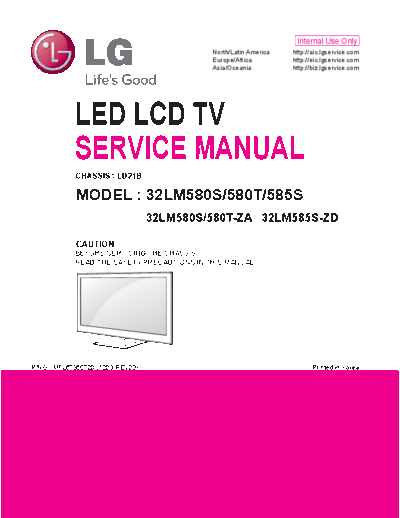 LG 32LM580S, 580T, 585S  LG LCD LM series 2012 32LM580S, 580T, 585S.pdf