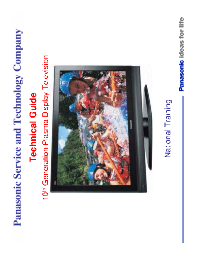 panasonic 10th Generation PlasmaTV Technical Guide  panasonic PDP National Training 10th Generation PlasmaTV Technical Guide.pdf