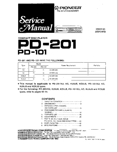 Pioneer hfe   pd-101 201 service  Pioneer CD PD-101 hfe_pioneer_pd-101_201_service.pdf