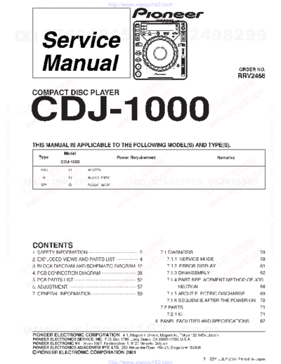 Pioneer cdj1000  Pioneer CD CDJ-1000 cdj1000.pdf