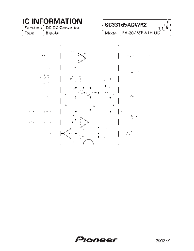 Pioneer SC33165ADWR2  Pioneer DVD pioneer cd IC_pdf SC33165ADWR2.pdf
