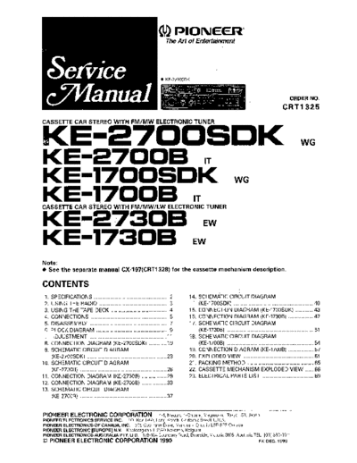 Pioneer pioneer ke-2700sdk ke-1700sdk ke-2730b ke-1730b  Pioneer Car Audio KE-1700SDK pioneer_ke-2700sdk_ke-1700sdk_ke-2730b_ke-1730b.pdf