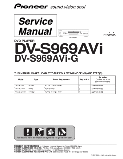 Pioneer hfe   dv-s969avi avi-g service rrv2865 en  Pioneer DVD DV-S969AVi hfe_pioneer_dv-s969avi_avi-g_service_rrv2865_en.pdf