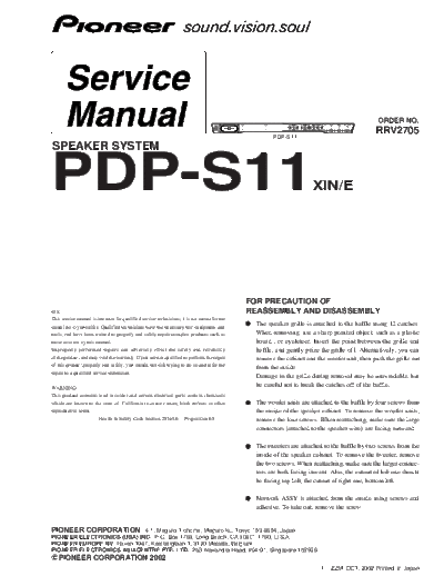 Pioneer R2705  Pioneer DVD pioneer cd sm R2705.pdf
