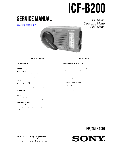 panasonic sony icf-b200 service manual  panasonic Fax KXFM90PDW Viewing SGML_VIEW_DATA EU KX-FM90PD-W SVC Audio sony_icf-b200_service_manual.pdf