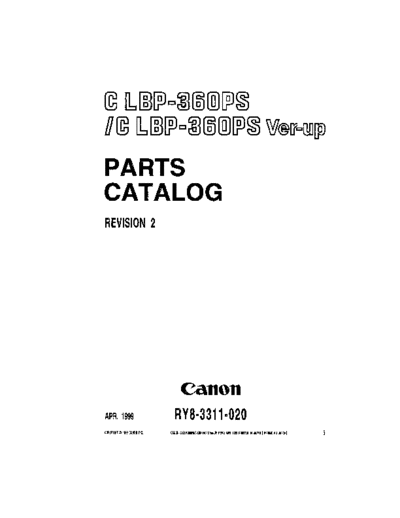 CANON clbp360ps-pc  CANON Printer CLBP360 clbp360ps-pc.pdf