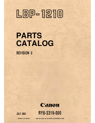 CANON lbp1210-pc  CANON Printer LBP 1210 lbp1210-pc.pdf