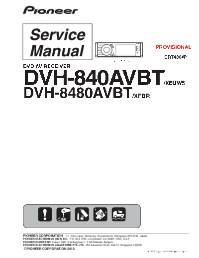 Pioneer dvh-8480avbt+dvh840avbt  Pioneer DVD DVH-8480AVBT, DVH-840AVBT dvh-8480avbt+dvh840avbt.pdf