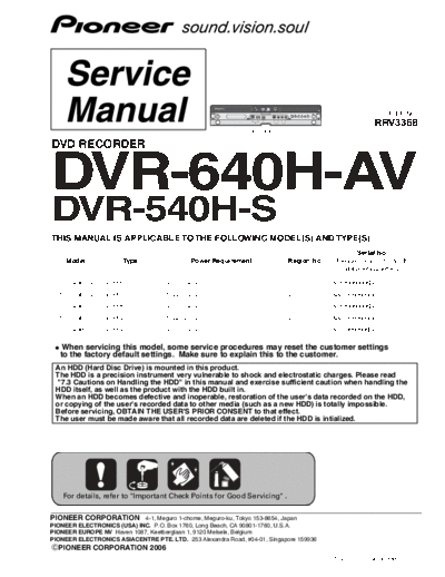 Pioneer rrv3368 dvr 640h av 192  Pioneer DVD DVR-640H rrv3368_dvr_640h_av_192.pdf