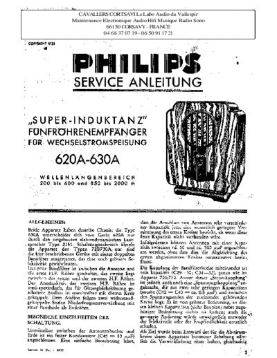 Philips 620 a  Philips Historische Radios 620-630A 620 a.pdf