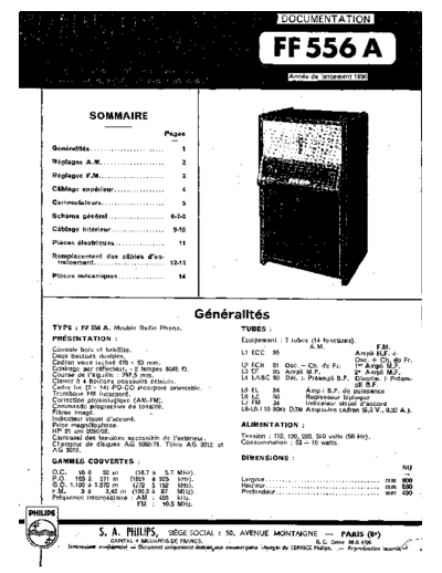 Philips ff 556 a  Philips Historische Radios FF556A ff 556 a.pdf
