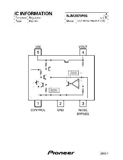 Pioneer NJM2870F05  Pioneer DVD pioneer cd IC_pdf NJM2870F05.pdf