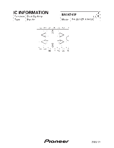 Pioneer BA14741F  Pioneer DVD pioneer cd IC_pdf BA14741F.pdf