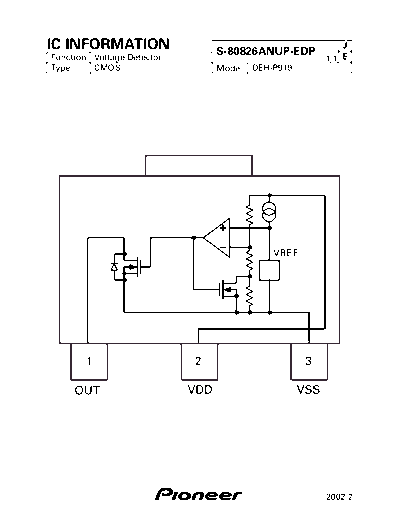 Pioneer S-80826ANUP-EDP  Pioneer DVD pioneer cd IC_pdf S-80826ANUP-EDP.pdf