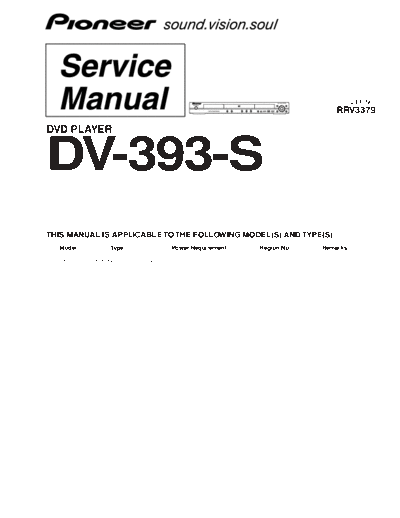 Pioneer hfe   dv-393-s service  Pioneer DVD DV-393-S hfe_pioneer_dv-393-s_service.pdf