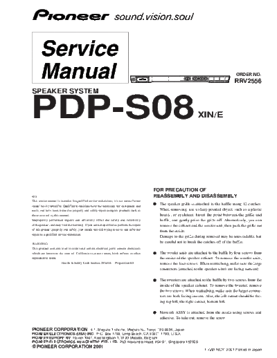 Pioneer R2556  Pioneer DVD pioneer cd sm R2556.pdf