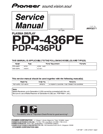 Pioneer Pioneer+PDP-436PE  Pioneer Plasma TV PDP-436PE Pioneer+PDP-436PE.pdf