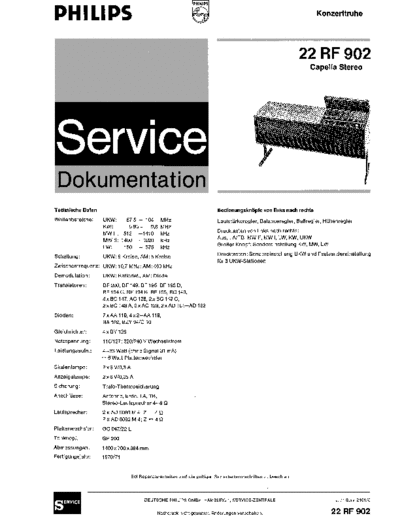 Philips konzerttruhe 22rf902 capella stereo sm  Philips Historische Radios 22RF902 philips_konzerttruhe_22rf902_capella_stereo_sm.pdf