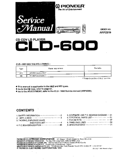 Pioneer hfe   cld-600 arp2319  Pioneer Laser Disk CLD-600 hfe_pioneer_cld-600_arp2319.pdf