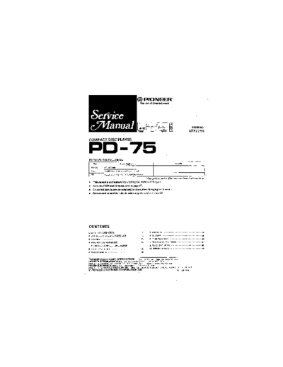 Pioneer hfe   pd-75 service  Pioneer CD PD-75 hfe_pioneer_pd-75_service.pdf