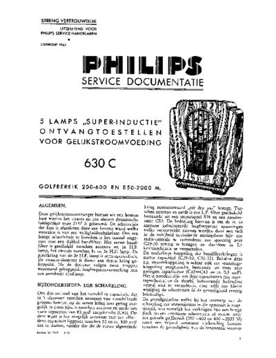 Philips 630C  Philips Historische Radios 630C.pdf
