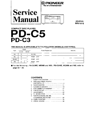 Pioneer hfe   pd-c3 c5 service en  Pioneer CD PD-C3-C5 hfe_pioneer_pd-c3_c5_service_en.pdf