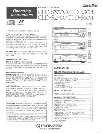 Pioneer hfe pioneer cld-s104 s270 s304 s370 en  Pioneer Laser Disk CLD-S104 hfe_pioneer_cld-s104_s270_s304_s370_en.pdf