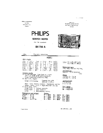 Philips BX732A  Philips Historische Radios BX732A BX732A.pdf